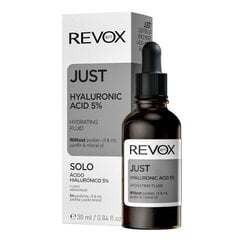 Hialurono rūgšties serumas veido odos drėkinimui ir stangrinimui Revox Just Hyaluronic Acid, 30 ml kaina ir informacija | Veido aliejai, serumai | pigu.lt