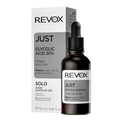 Serumas Revox Just Glycolic Acid 20% Tonning Solution Serum, 30ml kaina ir informacija | Veido aliejai, serumai | pigu.lt