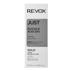 Serumas Revox Just Glycolic Acid 20% Tonning Solution Serum, 30ml kaina ir informacija | Veido aliejai, serumai | pigu.lt