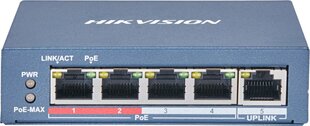 Hikvision DS-3E0105P-E (B) kaina ir informacija | Komutatoriai (Switch) | pigu.lt