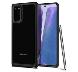 "Spigen Ultra Hybrid Samsung Galaxy Note 20 Black", juodos spalvos kaina ir informacija | Telefono dėklai | pigu.lt