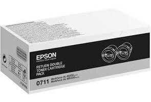 Epson M200/ MX200 C13S050711/C13S050710 2vnt., juoda цена и информация | Kasetės lazeriniams spausdintuvams | pigu.lt