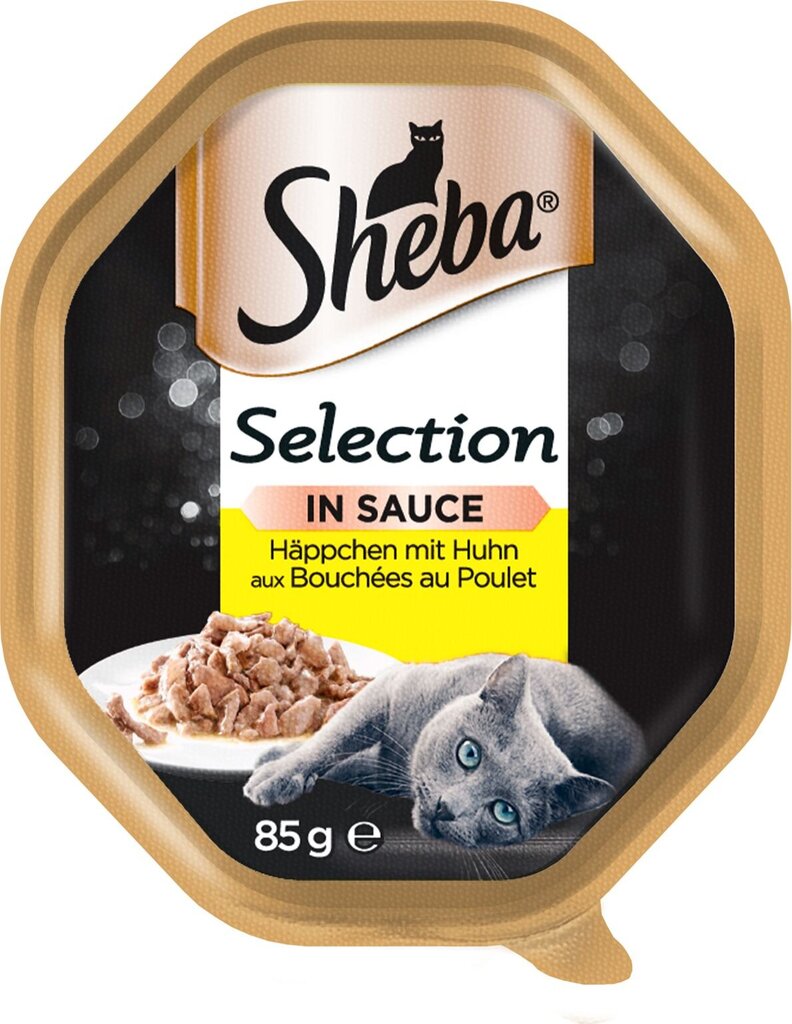 Sheba Selection katėms su vištiena, 22x85 g цена и информация | Konservai katėms | pigu.lt