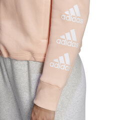 Džemperis moterims Adidas W Stacked Fz Hd, rožinis цена и информация | Женские толстовки | pigu.lt