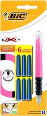 Перьевая ручка BIC XPEN STD 07 BL1 + 6 CARTRIDGE EU, 941603 цена и информация | Письменные принадлежности | pigu.lt