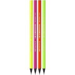Pieštukai Evolution Fluo HB, pakuotėje 4 vnt, įvairių spalvų 446199 kaina ir informacija | Rašymo priemonės | pigu.lt