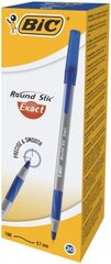 Tušinukas Round Bic Stic Exact 0.8 mm, mėlynas, 20 vnt. 340879 kaina ir informacija | Rašymo priemonės | pigu.lt