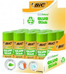 Клей-карандаш BIC ECO GLUSTIC, 21 г, 12 шт 9192541 цена и информация | Kanceliarinės prekės | pigu.lt