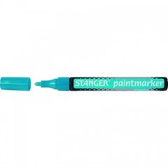 Маркер Stanger Paintmarker, 2-4 мм, 10 шт., синий цена и информация | Письменные принадлежности | pigu.lt