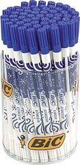 Bic Rašiklis su trynikliu Ink Eater Tubo mėlynas, pakuotėje 60 vnt 784311 BIC 8630491. Rašiklio spalvos: Mėlyna, Galiuko tipas: Vidutinis, Produkto spalva: Mėlyna, Balta. Kiekis pakuotėje: 60 vnt kaina ir informacija | Rašymo priemonės | pigu.lt