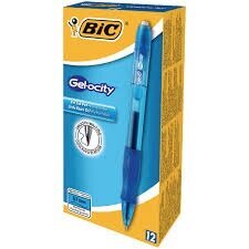 Gelinis rašiklis Bic Gel-Ocity 0.7 mm, mėlynas, 12 vnt. 600666 kaina ir informacija | Rašymo priemonės | pigu.lt