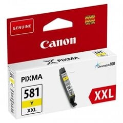 Canon Ink CLI-581 Yellow XXL (1997C001), Capacity 825, цена и информация | Картриджи для струйных принтеров | pigu.lt