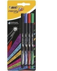 Набор ручек Bic FineLiners Intensity Fine Clas Mix, 0,4 мм, набор из 4 цветов 449336 цена и информация | Письменные принадлежности | pigu.lt