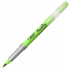 Маркер для текста Bic Highlighter Flex, зеленый, 12 шт. 494619 цена и информация | Письменные принадлежности | pigu.lt