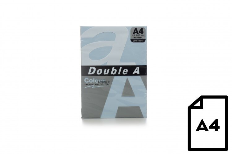 Spalvotas popierius Double A Ocean, A4, 80g, 500 lapų цена и информация | Sąsiuviniai ir popieriaus prekės | pigu.lt