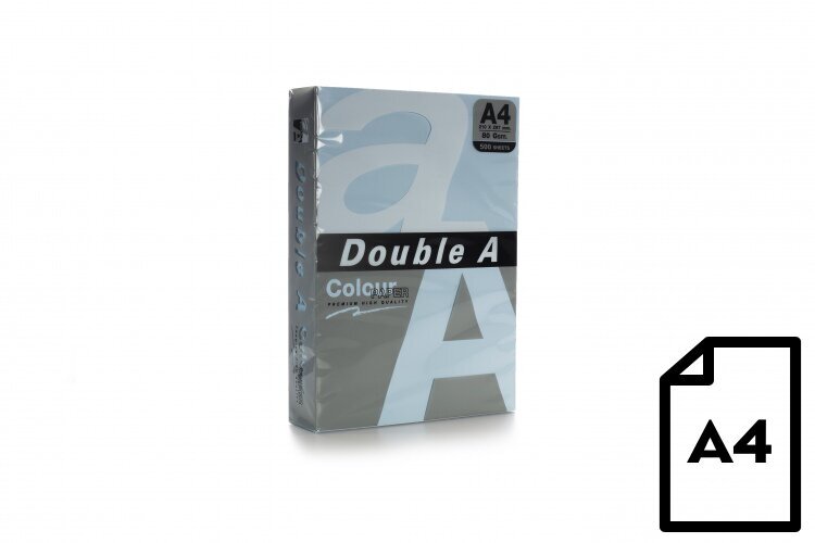 Spalvotas popierius Double A Ocean, A4, 80g, 500 lapų цена и информация | Sąsiuviniai ir popieriaus prekės | pigu.lt