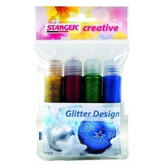 Stanger dekoravimo žymeklių Gliter Design rinkinys 4x25 ml, 960032 kaina ir informacija | Rašymo priemonės | pigu.lt