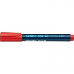 Permanentinis žymeklis "Schneider Maxx 130", 1-3 mm, apvali galvutė, raudonas kaina ir informacija | Rašymo priemonės | pigu.lt