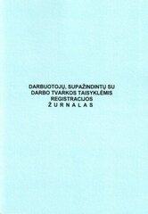 Darbuotojų, supažindintų su darbo tvarkos taisyklėmis, registracijos žurnalas, A4 (24) 0720-021 kaina ir informacija | Sąsiuviniai ir popieriaus prekės | pigu.lt