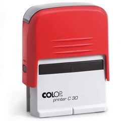 Antspaudas Colop Printer 30, raudonas kaina ir informacija | Kanceliarinės prekės | pigu.lt