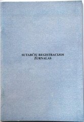 Журнал регистрации договоров, A4 (48) 0720-038 цена и информация | Тетради и бумажные товары | pigu.lt