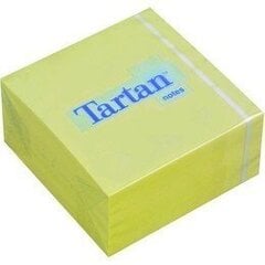 Клейкие листы Tartan, 76x76мм, желтые (400) 0717-301 цена и информация | Тетради и бумажные товары | pigu.lt