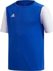 Тренировочная футболка Adidas Estro 19 Jersey Junior, синяя, 176см цена и информация | Футбольная форма и другие товары | pigu.lt