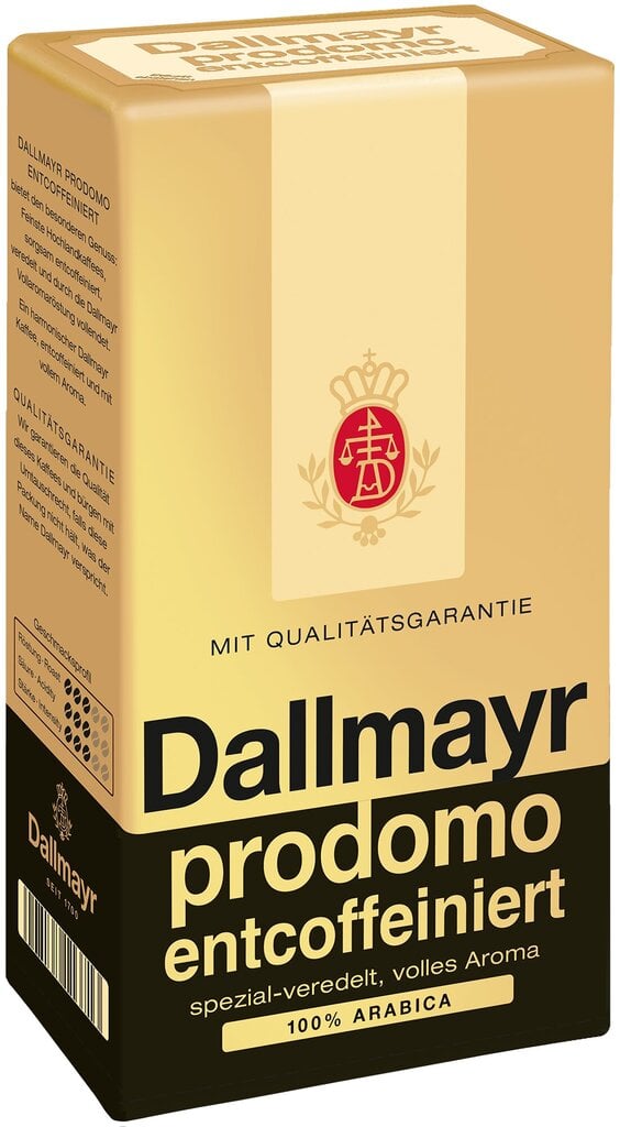 Dallmayr Prodomo malta kava be kofeino HVP, 500 g цена и информация | Kava, kakava | pigu.lt