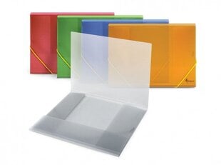 Папка с ластиками Forpus, A4, пластиковая, 150 листов, прозрачная, синяя 0816-014 цена и информация | Канцелярские товары | pigu.lt