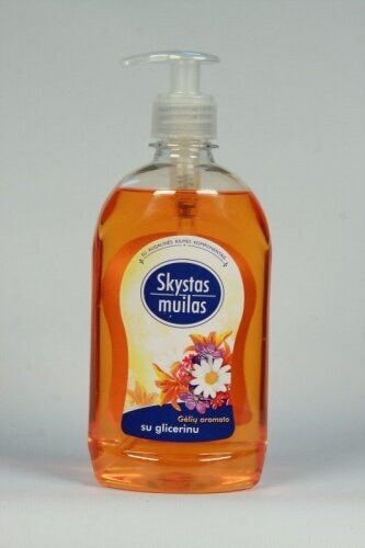 Skystas muilas su glicerinu, 500 ml kaina ir informacija | Muilai | pigu.lt