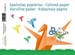 Popierius, spalvotas SMLT, A4, 80 g, vienpusis, klijuotas, (8) 0708-301 kaina ir informacija | Sąsiuviniai ir popieriaus prekės | pigu.lt