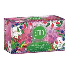 Чай ETNO Fruity Pleasure, 44 г (2 г x 22 шт.) цена и информация | Чай | pigu.lt