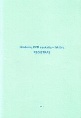 Išrašomų PVM sąskaitų faktūrų registras, A4 (48)  0720-061, цена и информация | Тетради и бумажные товары | pigu.lt