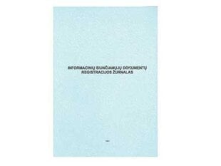 Informacinių siunčiamųjų dokumentų registravomo žurnalas, A4 (48) 0720-007 kaina ir informacija | Sąsiuviniai ir popieriaus prekės | pigu.lt