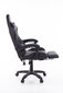 Žaidimų kėdė su pakoju Happy Game 7911, juoda цена и информация | Biuro kėdės | pigu.lt