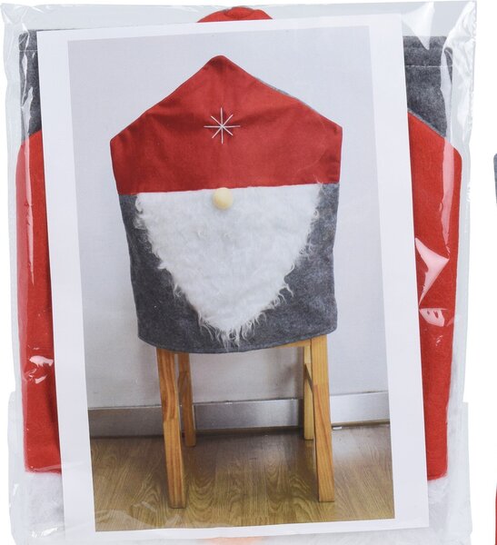 Kalėdinis kėdės atlošo užvalkalas, 50x60 cm