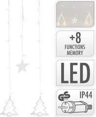 Kalėdinė girlianda, 138 LED kaina ir informacija | Girliandos | pigu.lt