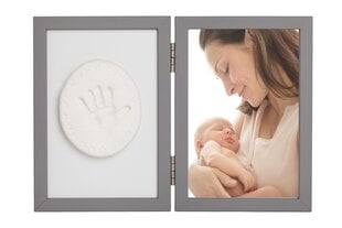Двойная фоторамка с местом для отпечатка Tiny Memories, розовая цена и информация | Отпечатки для младенцев | pigu.lt