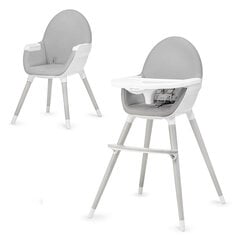 Стульчик для кормления Kinderkraf Fini 2in1, grey цена и информация | Стульчики для кормления | pigu.lt