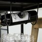 Virtuvinė spintelė ant ratukų SoBuy FKW56-HG, juoda/pilka цена и информация | Virtuvinės spintelės | pigu.lt