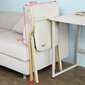 Sulankstoma valgomojo kėdė SoBuy FST40-W, smėlio spalvos/ruda kaina ir informacija | Virtuvės ir valgomojo kėdės | pigu.lt