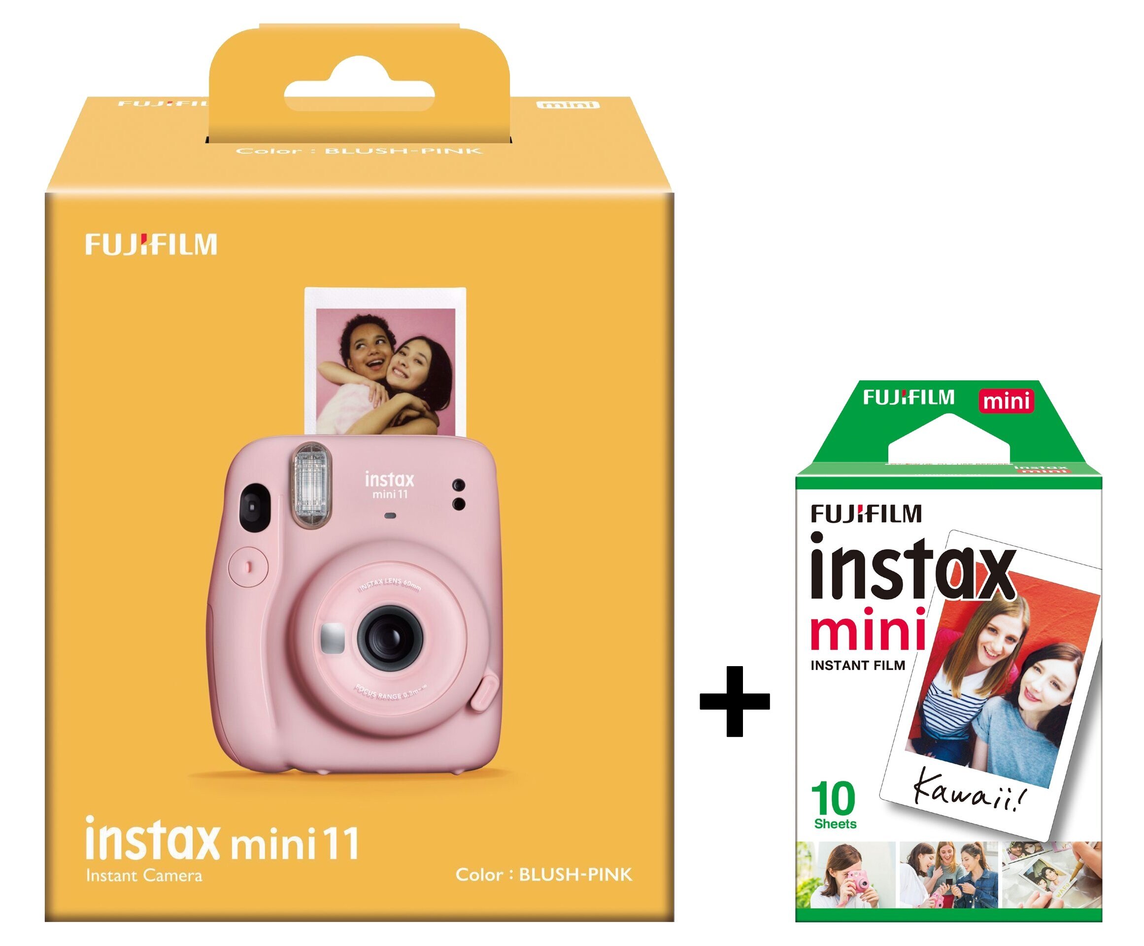 logica Purper Wonder Momentinis fotoaparatas Fujifilm Instax Mini 11, Blush Pink + 10  fotolapelių kaina | pigu.lt