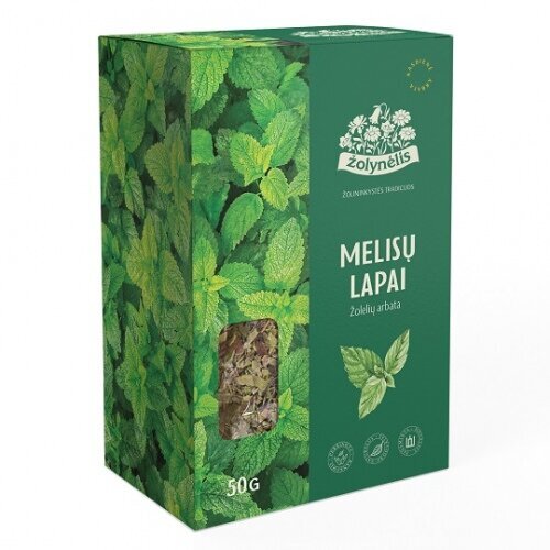 Žolynėlis melisų lapų arbata, 50 g kaina ir informacija | Arbata | pigu.lt