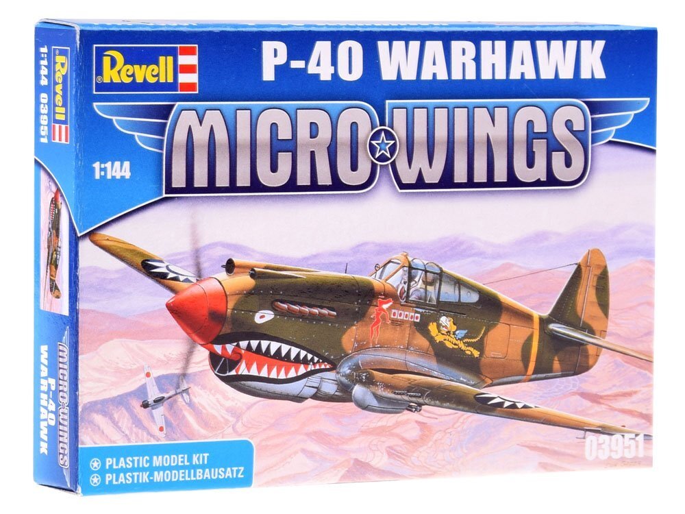 Lėktuvo modelis Curtiss P-40 Warhawk цена и информация | Konstruktoriai ir kaladėlės | pigu.lt