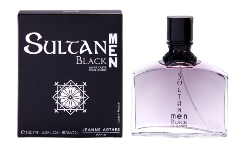 Tualetinis vanduo Jeanne Arthes Sultane Men Black EDT vyrams 100 ml цена и информация | Kvepalai vyrams | pigu.lt