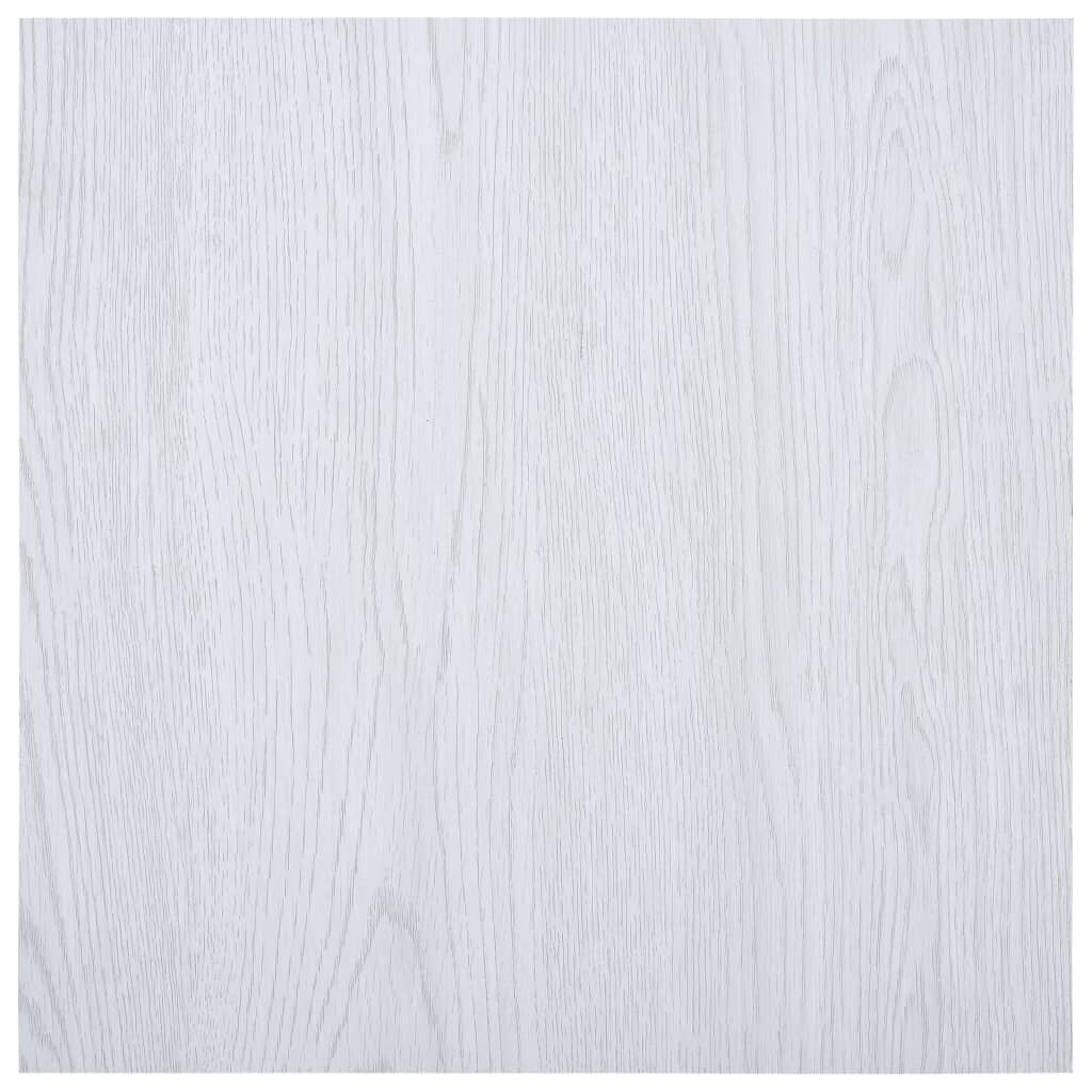 Grindų plokštės, baltos spalvos, 5.11 m², PVC, prilipdomos kaina ir informacija | Terasos grindys | pigu.lt