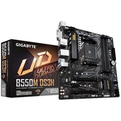 Gigabyte B550M DS3H kaina ir informacija | Pagrindinės plokštės | pigu.lt