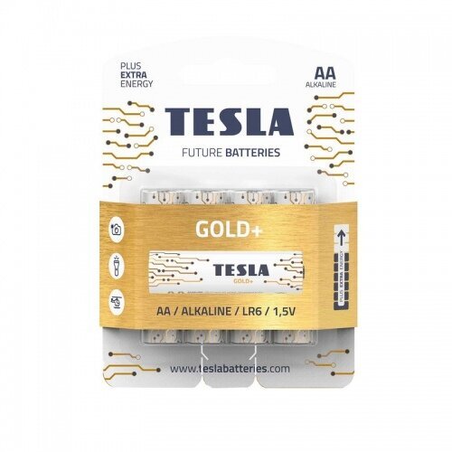 Baterija "Tesla" AA+ , LR06 2700 mAh (4 vnt.) kaina ir informacija | Elementai | pigu.lt