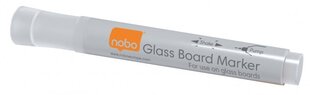 Маркер для белой доски Glass Nobo (4 шт.), белый цена и информация | Письменные принадлежности | pigu.lt