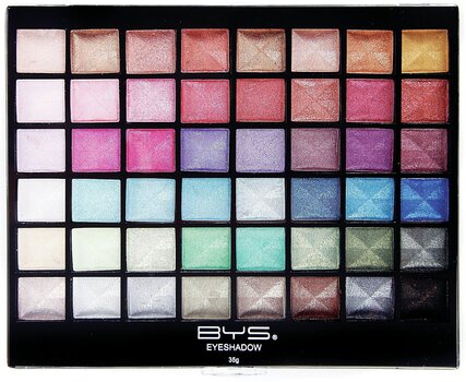 Akių šešėlių paletė BYS 48 Intense pigments, 35 g kaina ir informacija | Akių šešėliai, pieštukai, blakstienų tušai, serumai | pigu.lt